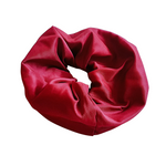 Berry Red silk-taffeta Scrunchie by ImEarringsLover Studio