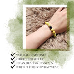 Indigo & Lime Beauty bracelet by IMEL Studio for balance and stability