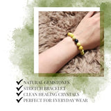 Indigo & Lime Beauty bracelet by IMEL Studio for balance and stability