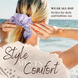 Lilac IMEL Studio scrunchie (100% silk)