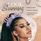 Lilac IMEL Studio scrunchie (100% silk)