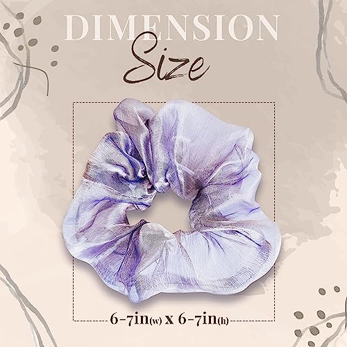 Lilac IMEL Studio scrunchie (100% silk)